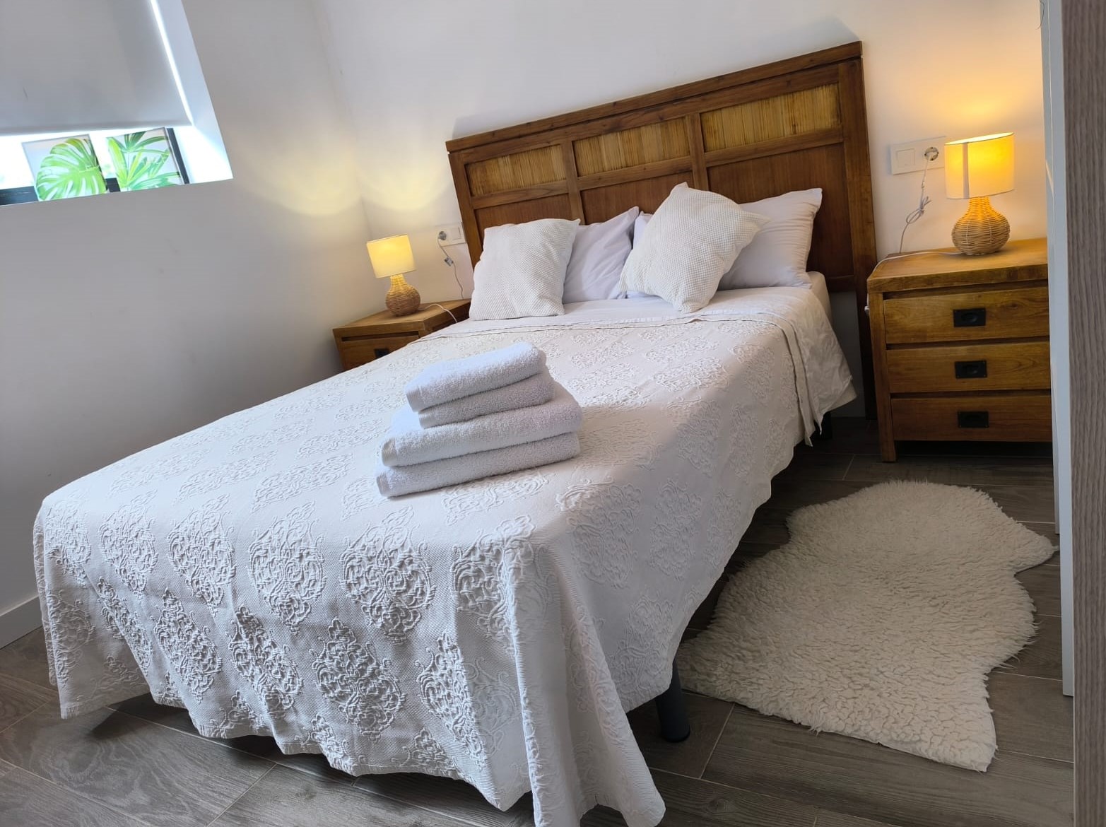 Habitación doble con estilo tradicional y moderno